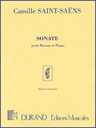 SONATA FOR BASSOON AND PIANO, Op. 168 cover